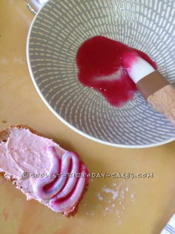 Gruesome Brain Cake for a Science Party