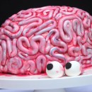 Gruesome Brain Cake for a Science Party