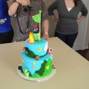 Super Mario "Level 13" Birthday Cake
