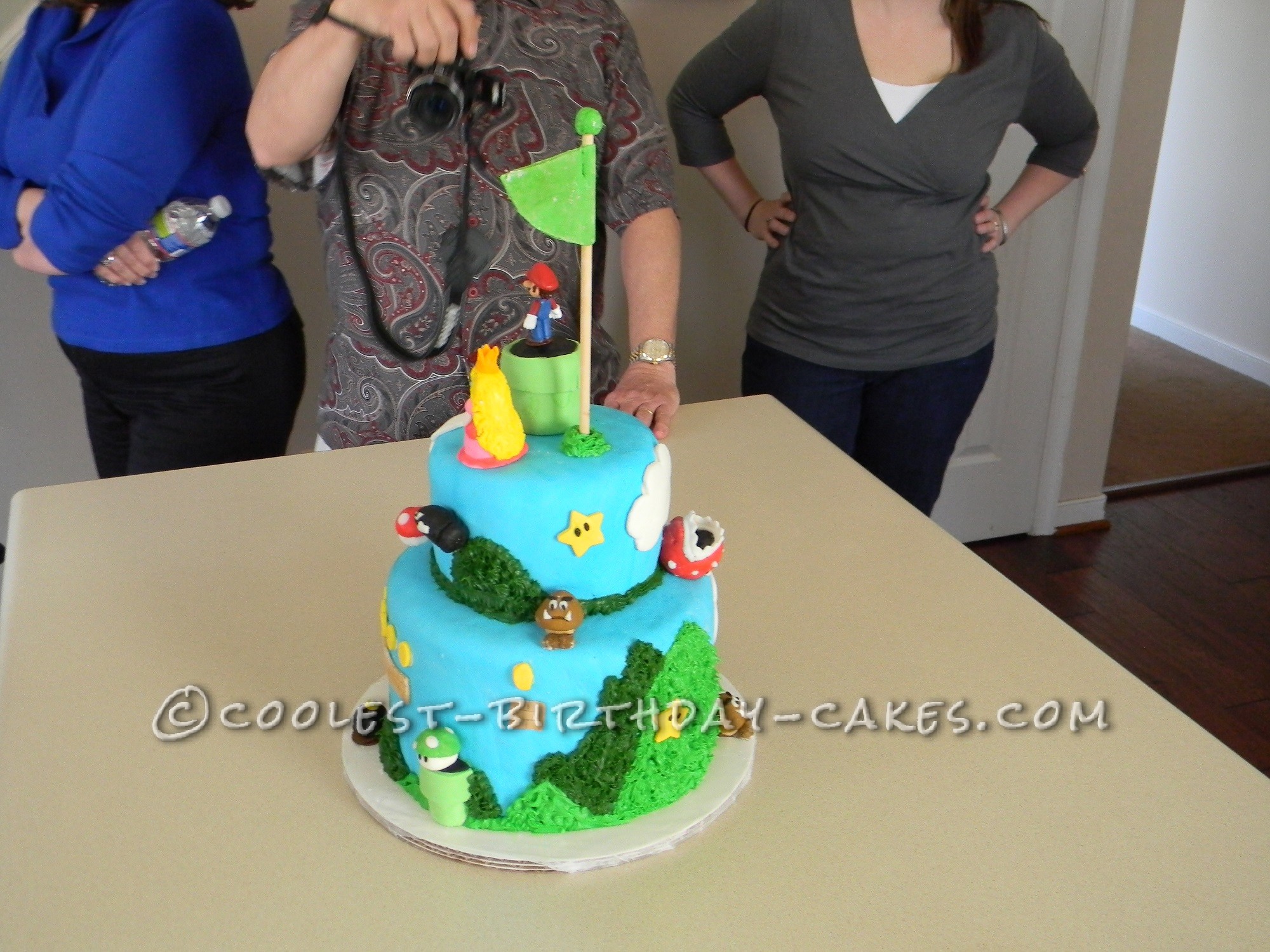 Super Mario "Level 13" Birthday Cake
