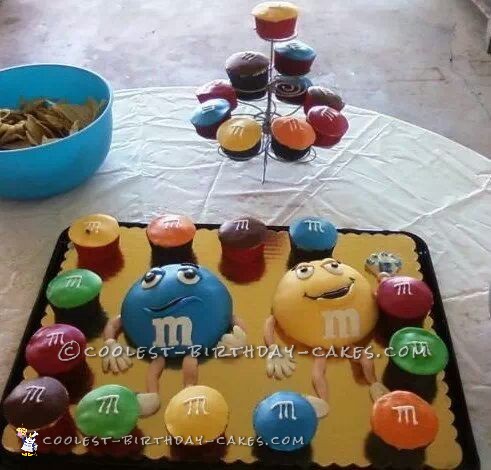 Coolest M&Ms Cake Experience