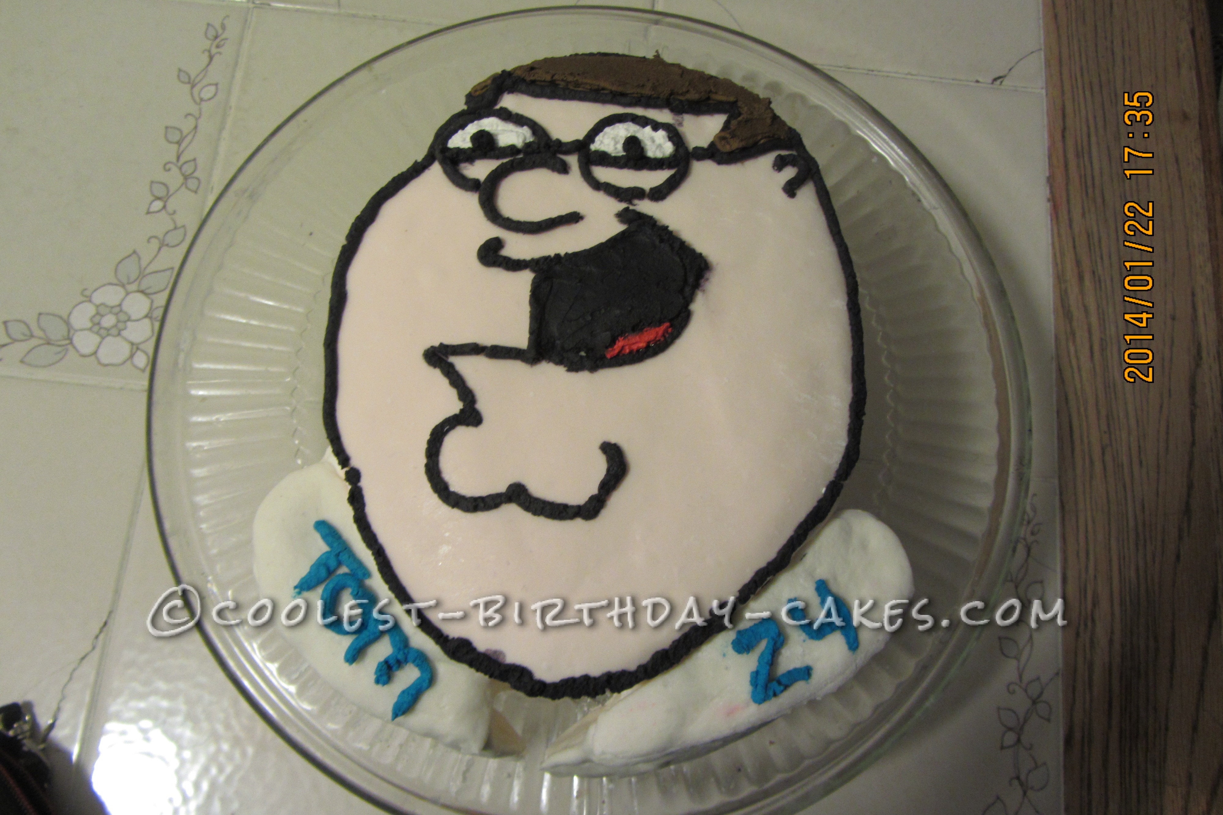 Coolest Peter Griffin Birthday Cake