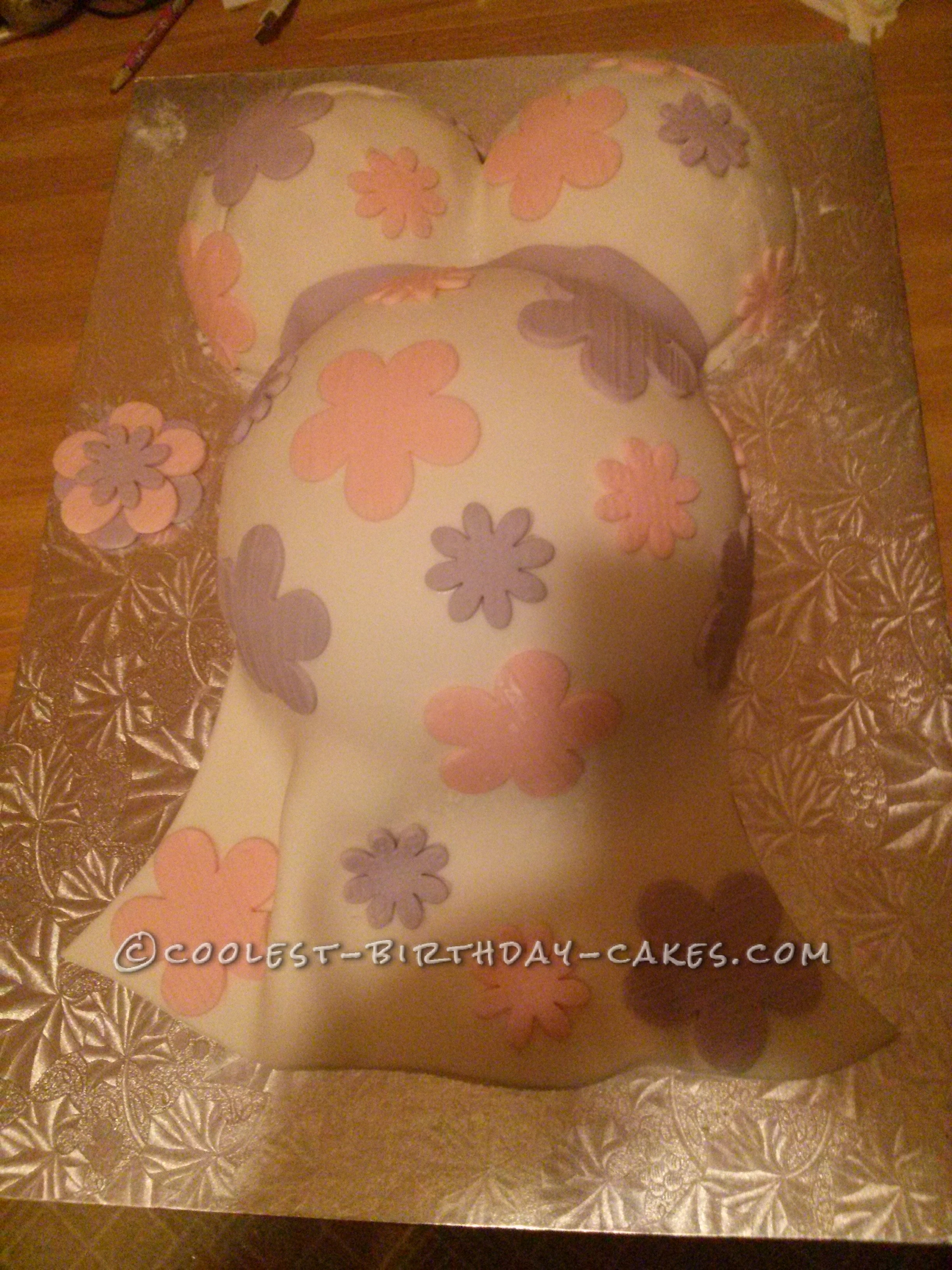 Pregnant Baby Shower Cake