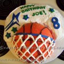 Slam Dunk Basketball Cake