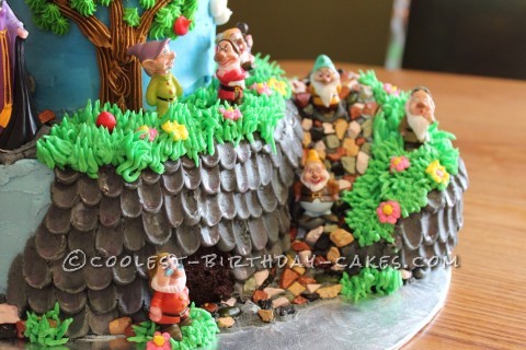 Snow White's Enchanted Forest Cake