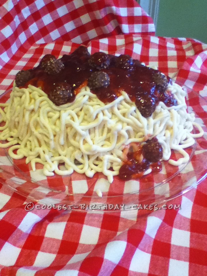 Coolest Spaghetti Cake
