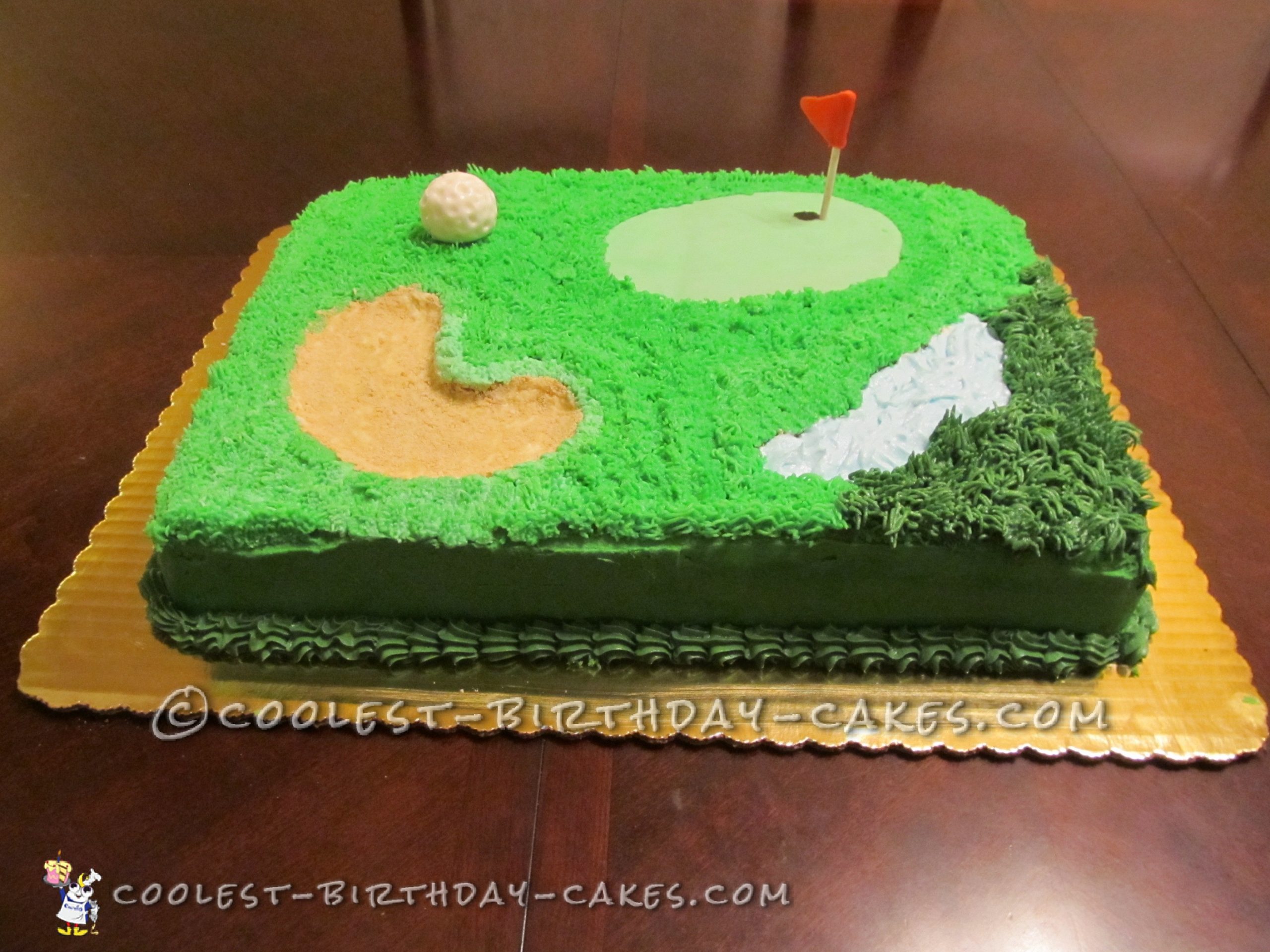 Tee Time Golf Cake