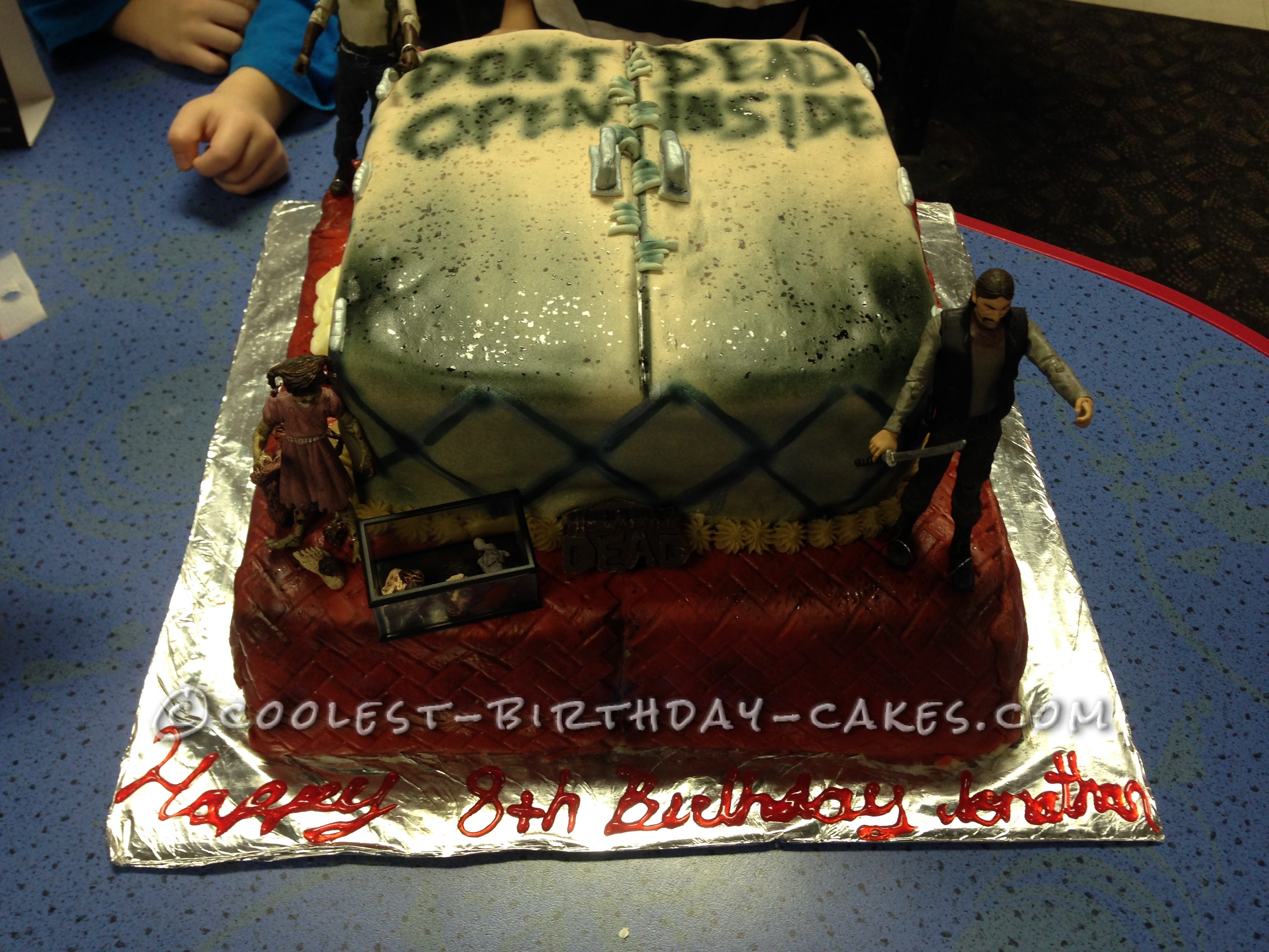 Unique Walking Dead Cake for 8 Year Old Boy