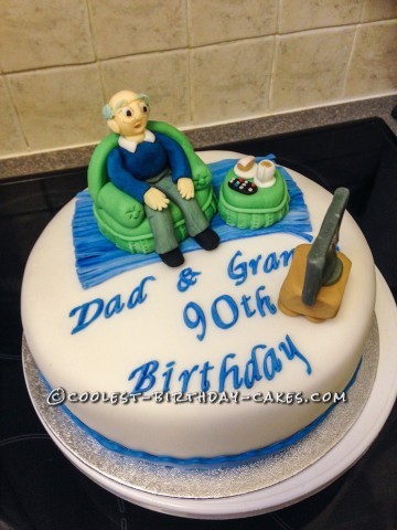 Awesome 90th Birthday Cake