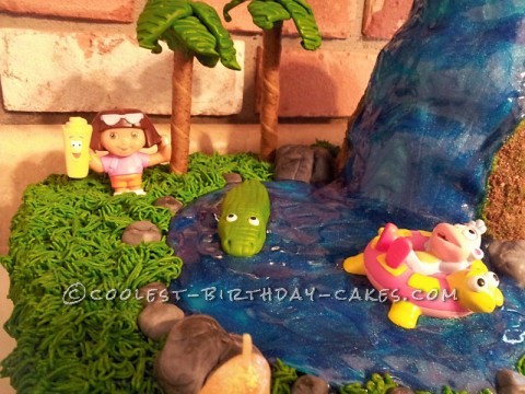 Coolest Diego and Dora Birthday Cake for 4 Year Old Twins
