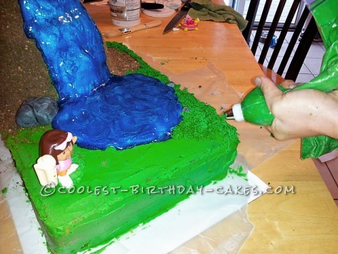 Coolest Diego and Dora Birthday Cake for 4 Year Old Twins