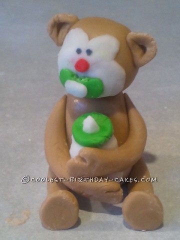 Monkey Baby Shower Cake