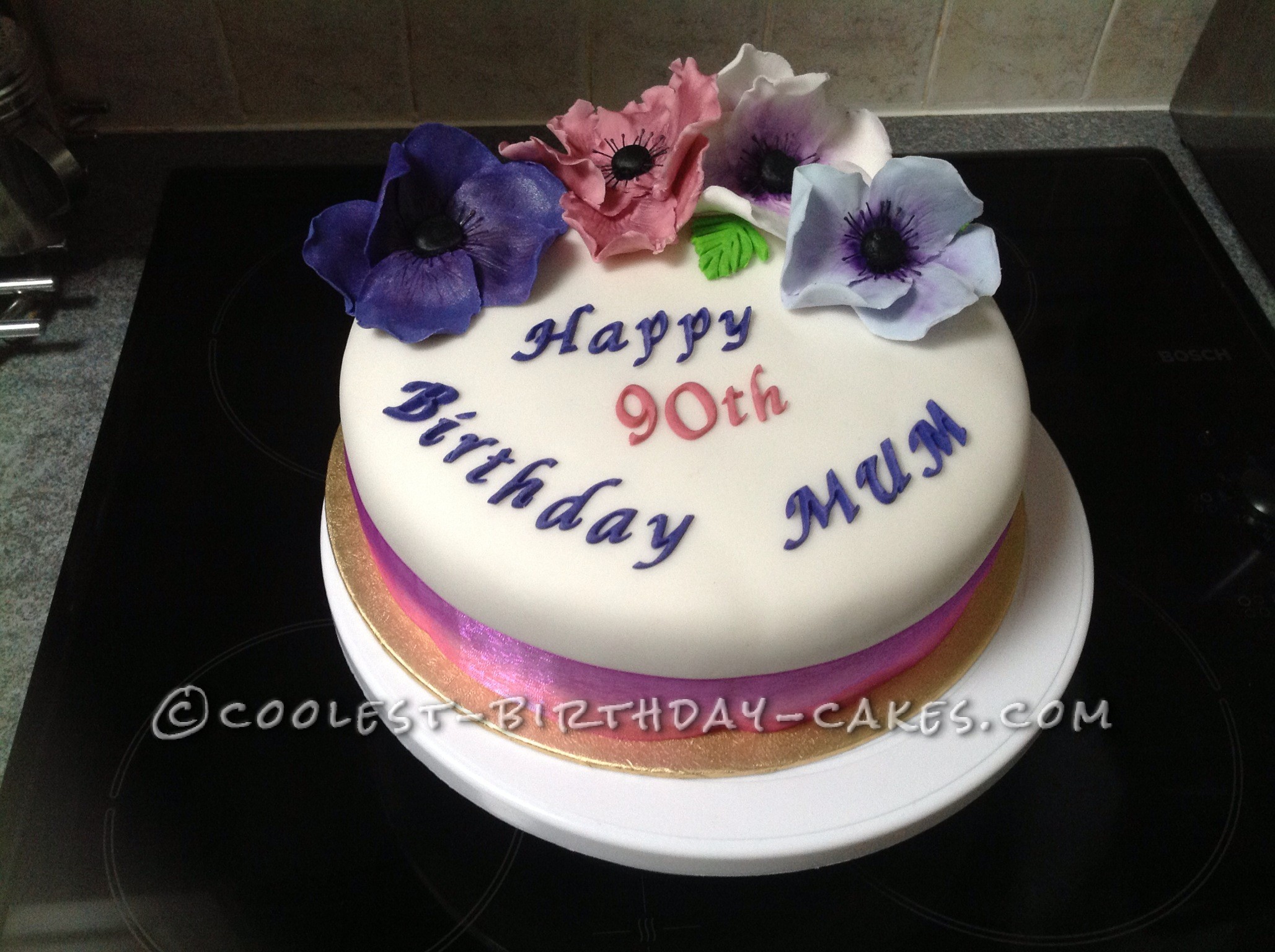 Coolest Flower Birthday Cake