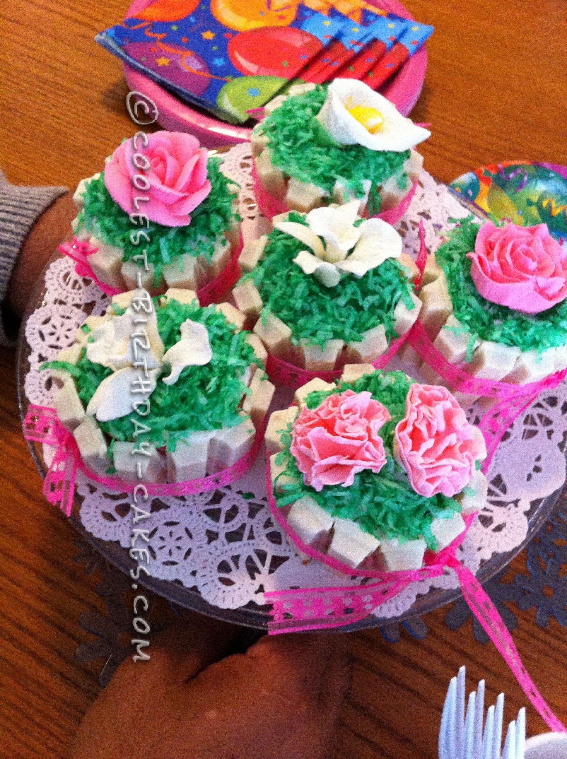 Coolest Flower Cupcakes