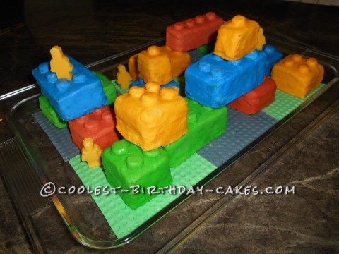 Coolest Lego Birthday Cake