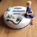 Cool Homemade Retirement Cake