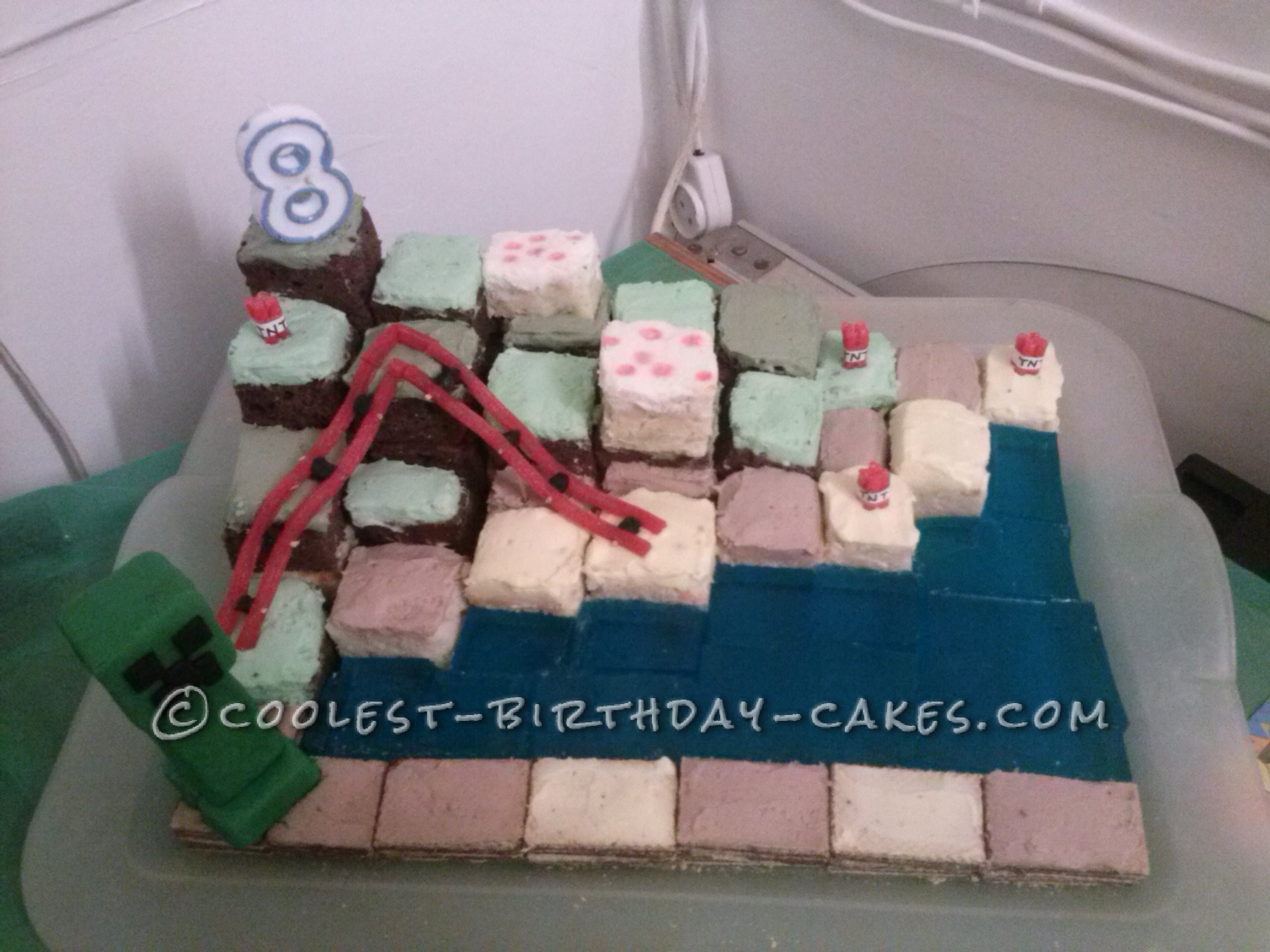 Simply Minecraft Cake and Party