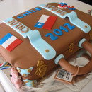Suitcase Cake for a Farewell