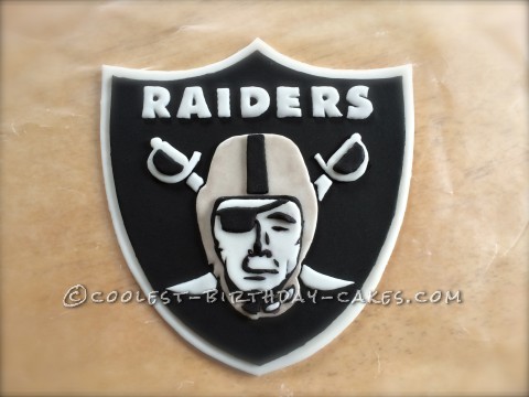 Detailed Raiders Fan Cake