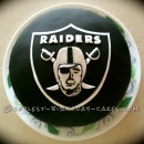 Detailed Raiders Fan Cake