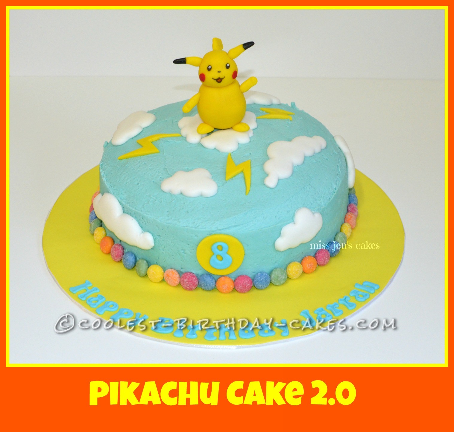 Cool Pokemon Pikachu Cake