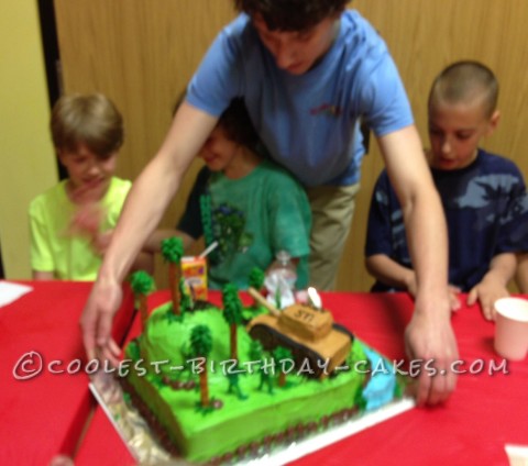 Coolest Army Tank 8th Birthday Cake