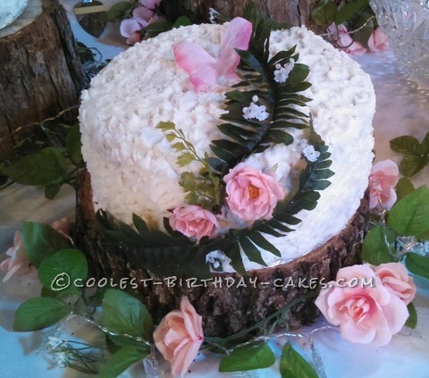 Beautiful Wedding Cakes with Silk Flowers