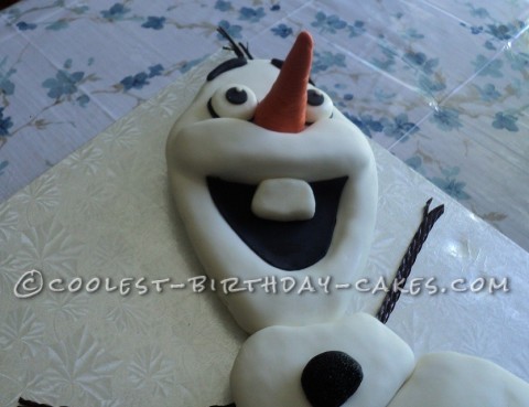 Olaf Mickey Cake Easy Disney Frozen Birthday Cake  Hungry Happenings