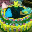 Coolest Easter Peeps 8th Birthday Cake