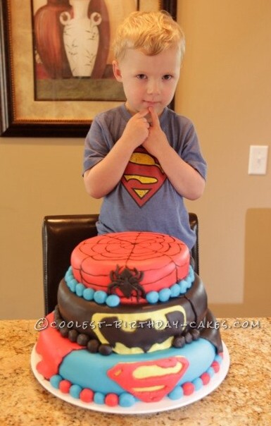 Coolest Superheroes Cake for Your Super Hero