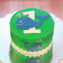 A "Whale" of a 1st Birthday Cake