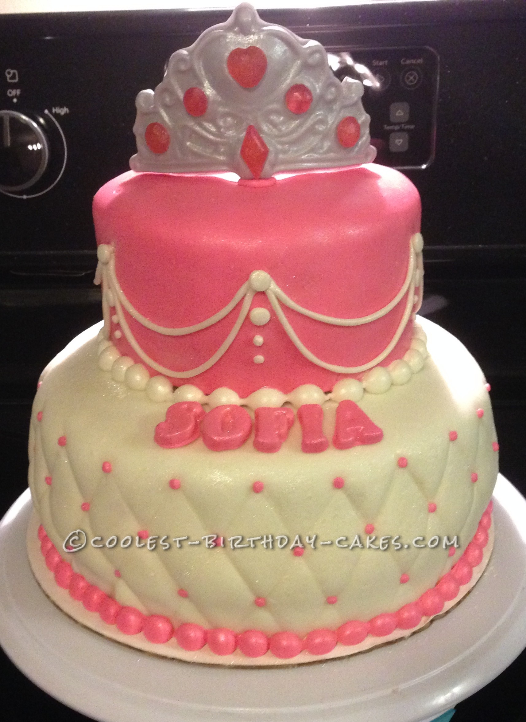 Beautiful Last-Minute Princess Birthday Cake