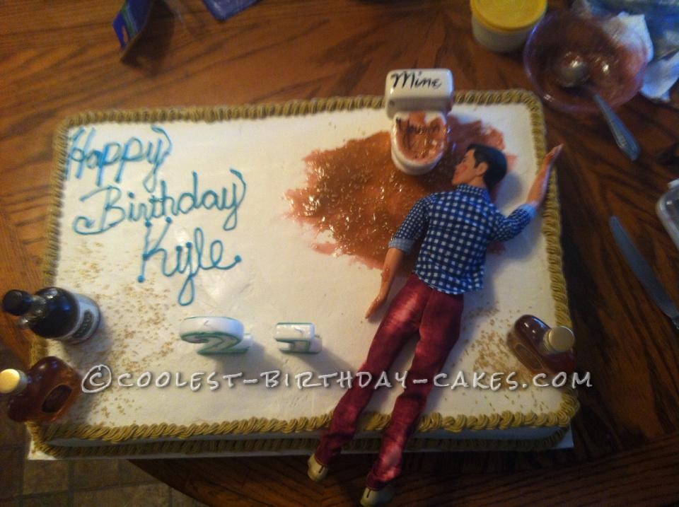 Hilarious 21st Birthday Cake