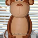 Coolest 3D Buddy the Monkey Cake