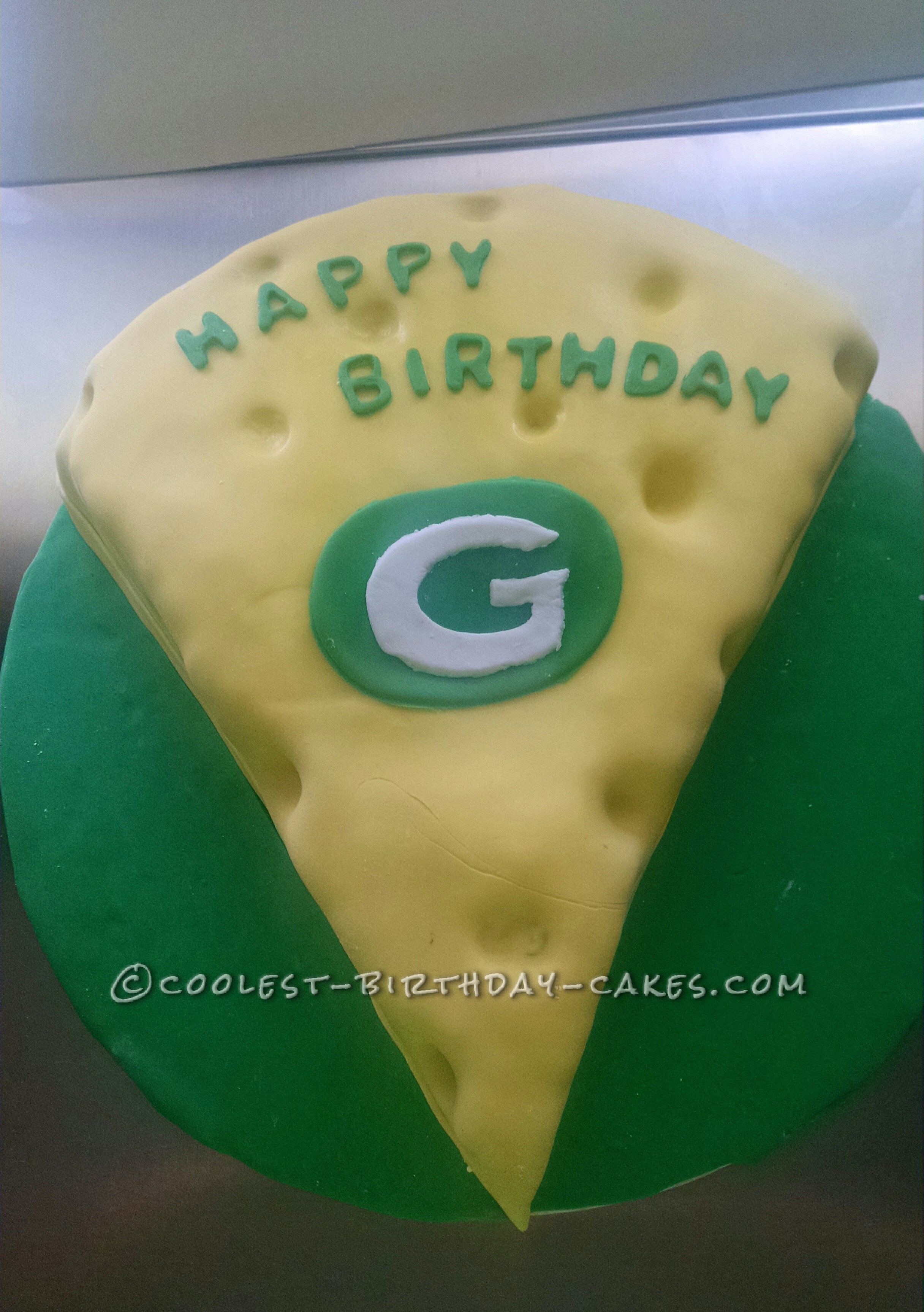Cheese Head Green Bay Packers Cake