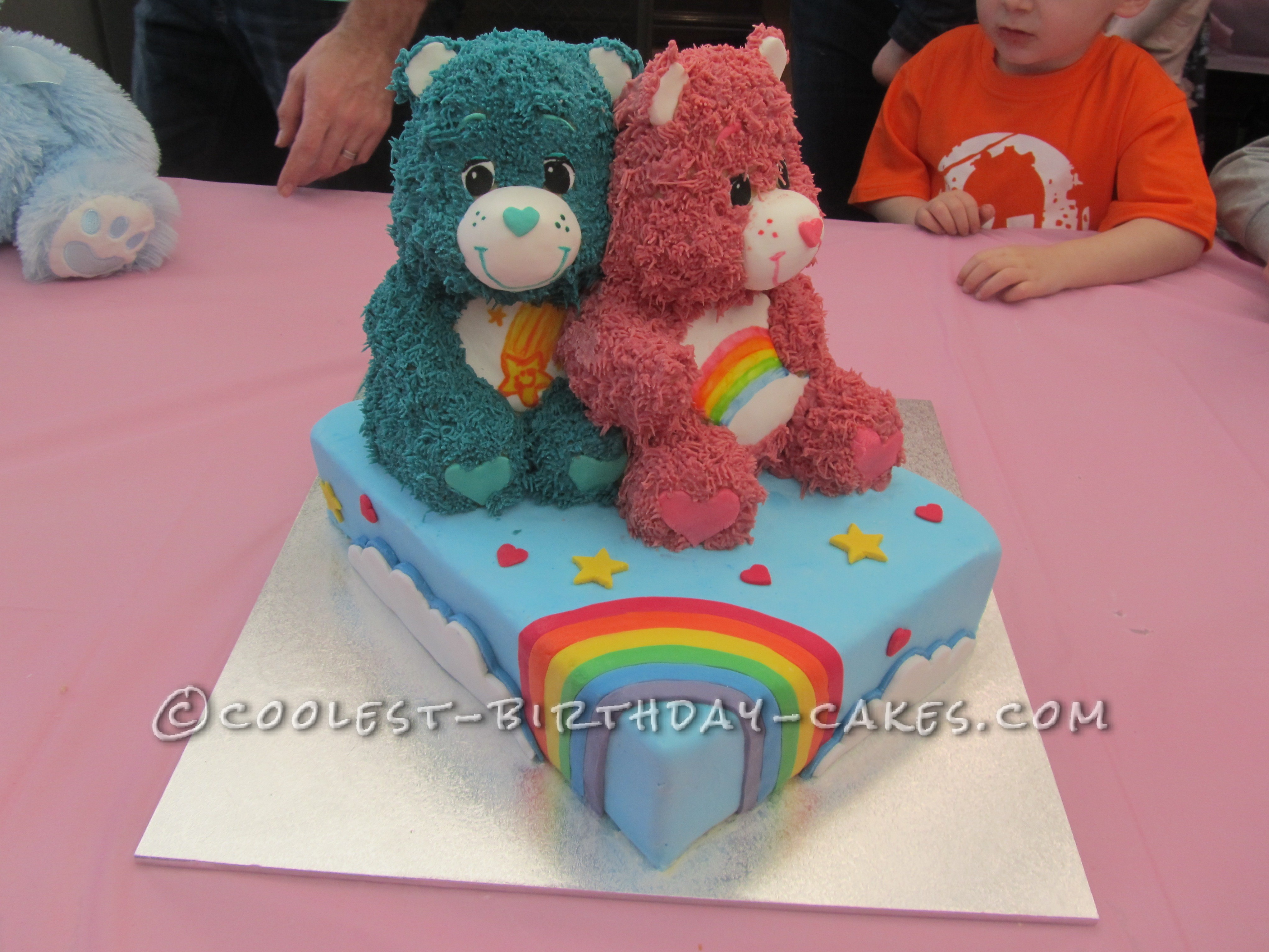 Awesome 3D Care Bears Cake