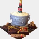 Light-Up a Cigar and Have a Drink 21st Birthday Cake