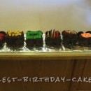 Homemade Express Train Birthday Cake