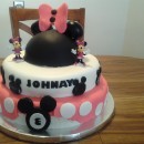 Minnie's World Birthday Cake
