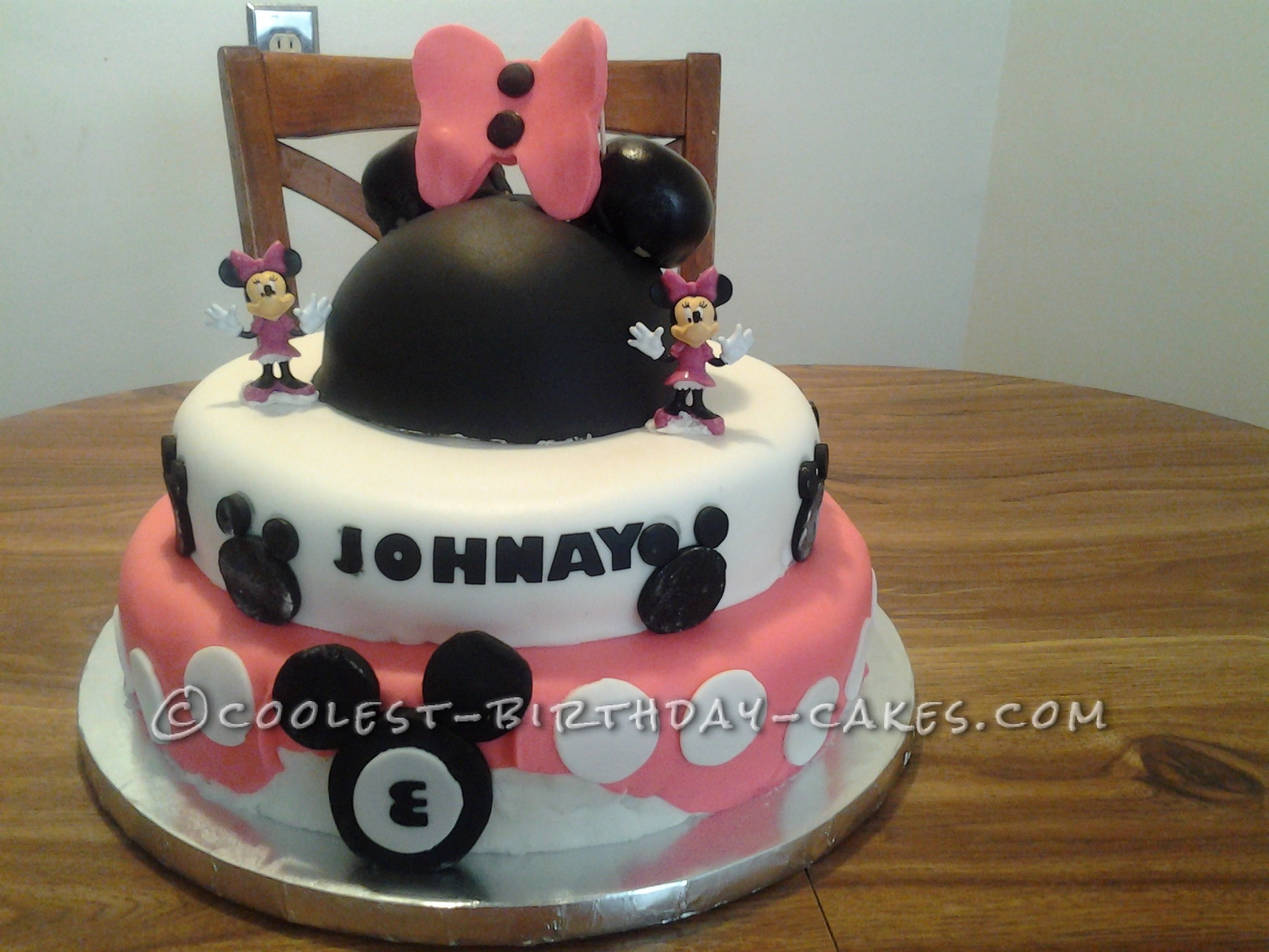 Minnie's World Birthday Cake