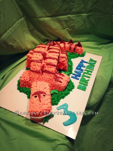 Roaring Cool Dinosaur Cake