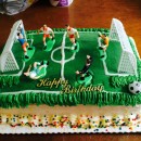 Cool Soccer Field Cake For My Son