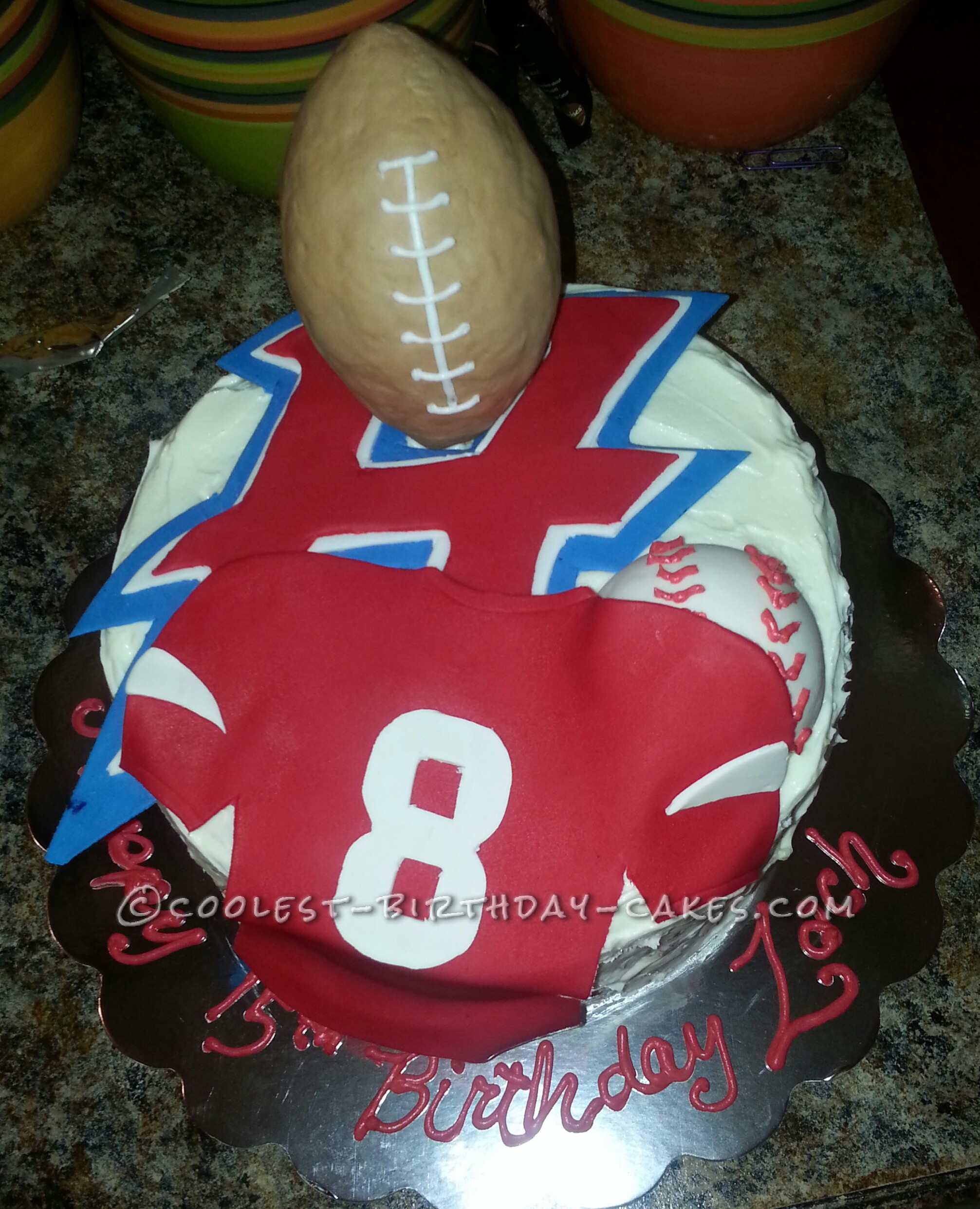A Sports Cake for a True Athlete