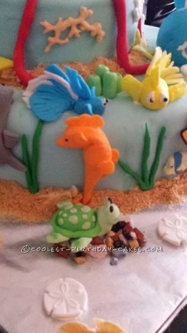 Cool Under the Sea Birthday Cake