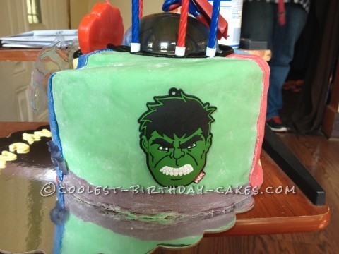 Cool Justice League Birthday Cake