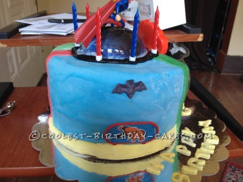 Cool Justice League Birthday Cake