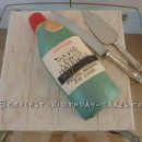 Wine Bottle Remembrance Cake to Celebrate David's Life