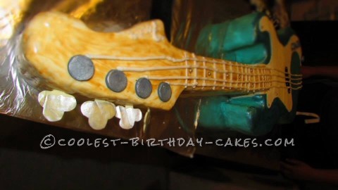 Cool Fender Precision Bass Guitar Cake