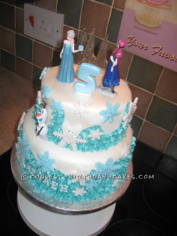 Cool Disney Frozen Birthday Cake