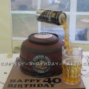 Stowford Cider 40th Birthday Anti Gravity Cake